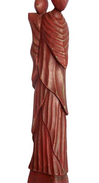 Estátua Mulher com Saia Vermelha - Wharehouse