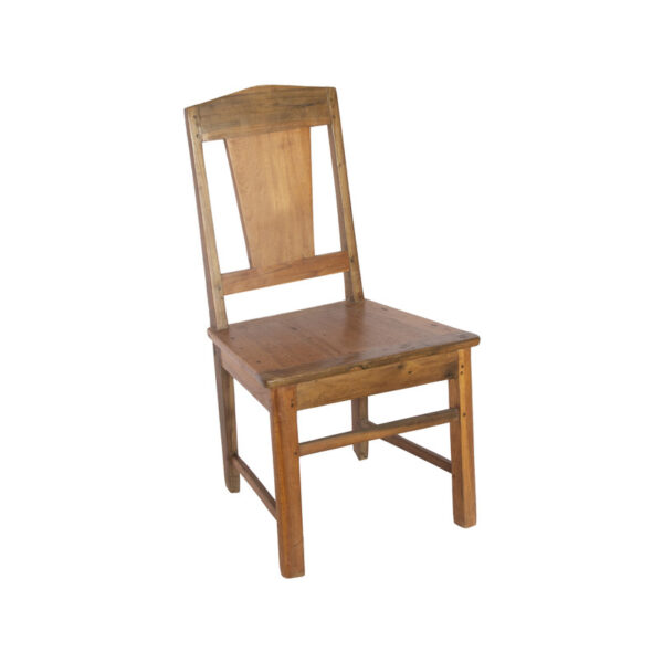 Cadeira Madeira TJ Com Desenho Retangular Afunilado - Wharehouse